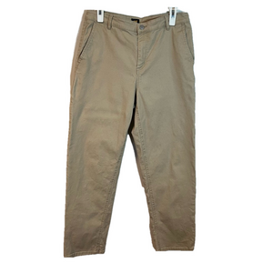 Caterpillar Women’s Stretch Canvas Work Pants Tan Pockets Straight Leg 8